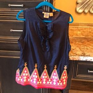 Tory Burch sleeveless blouse 14